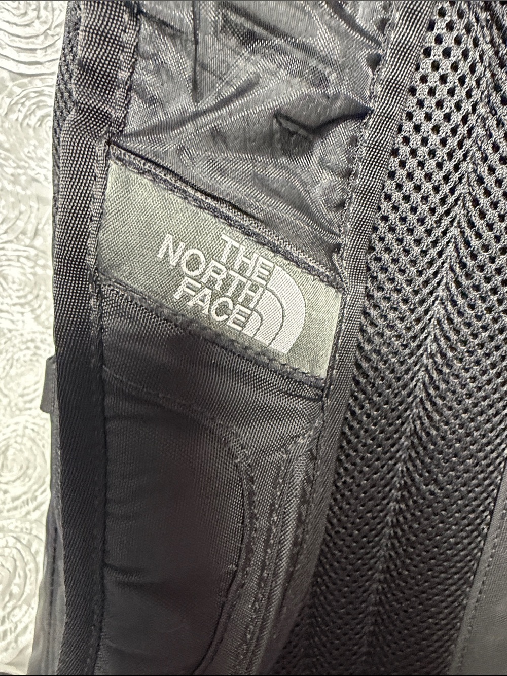 The North Face Black Backpack with Silver Logo - Picture 8 of 15
